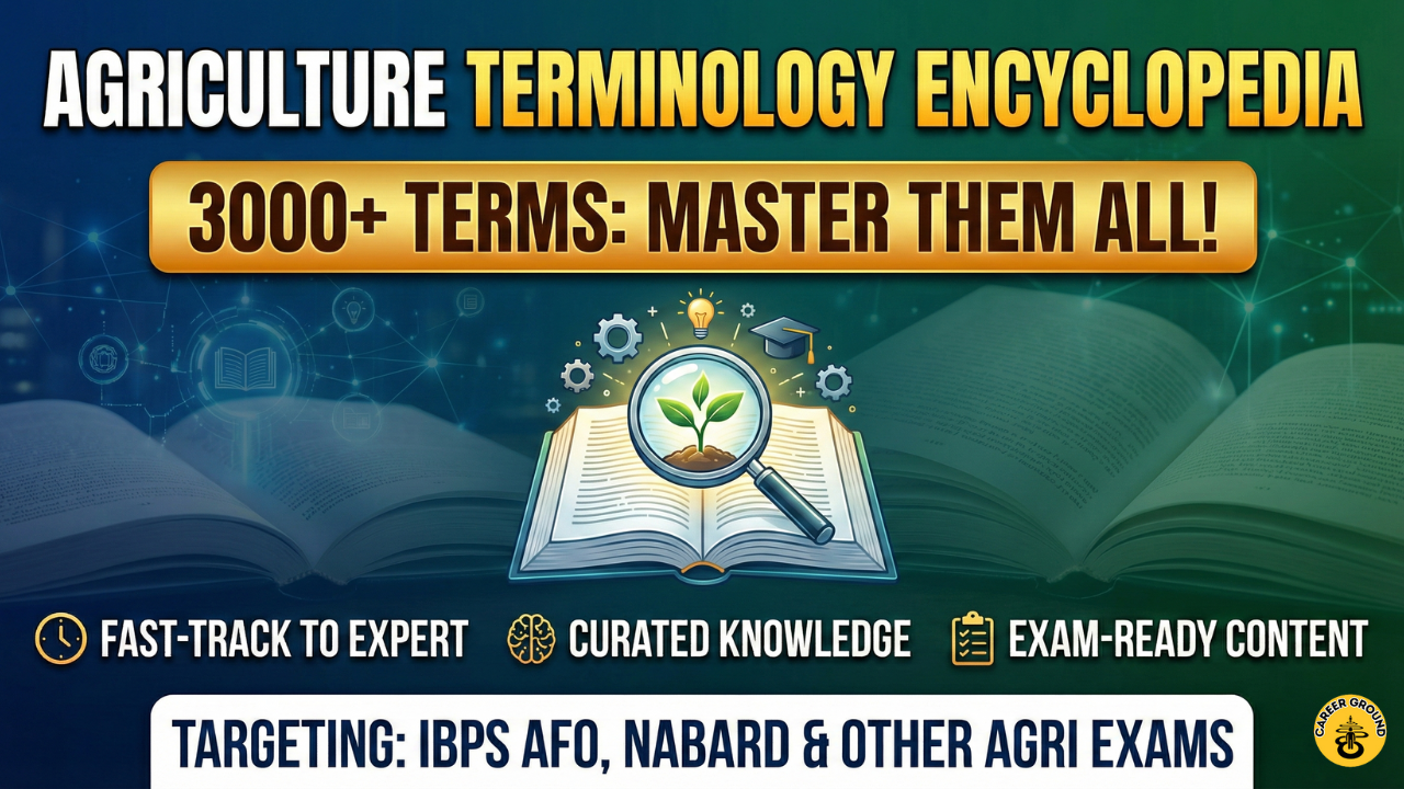 3,000+ Agri. Terminologies for IBPS AFO