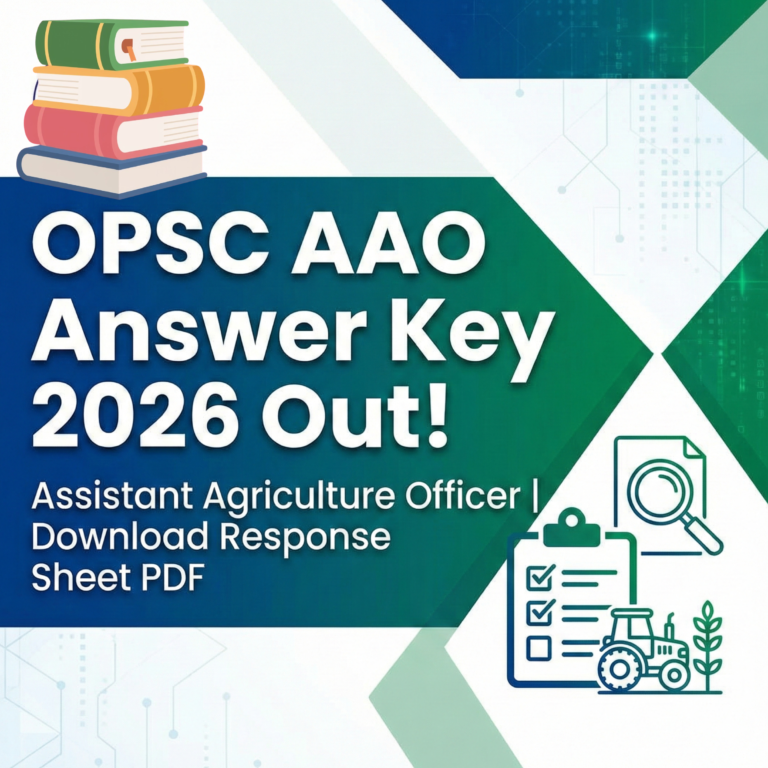 OPSC AAO Answer Key 2026