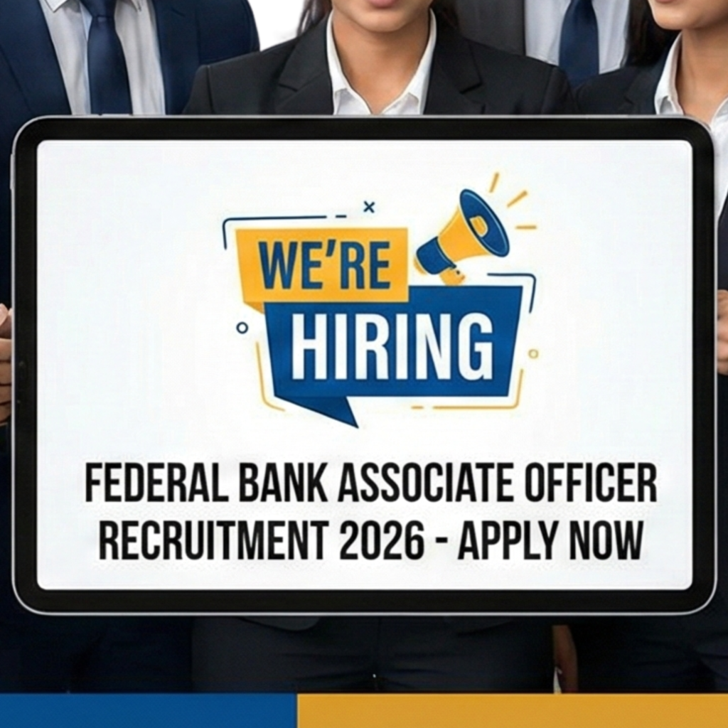 Federal Bank Associate Officer Recruitment 2026: Apply Online ...